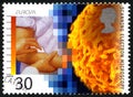 Scanning Electron Microscopy UK Postage Stamp