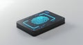 Scanning Fingerprint on Device for Secure Access Control Royalty Free Stock Photo