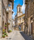 Scenic sight in Scanno, province of L`Aquila, Abruzzo, central Italy.