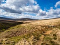 Bridge over stream in Angram moor Royalty Free Stock Photo