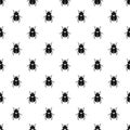Scarab pattern vector Royalty Free Stock Photo