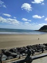 Scarborough north bay beach marine drive Royalty Free Stock Photo