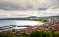 Scarborough bay in North Yorkshire. Great Britain. Royalty Free Stock Photo