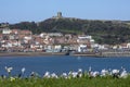 Scarborough Castle - Town and Harbor