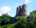 Scarborough Castle view Royalty Free Stock Photo
