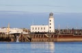 Scarborough harbor lighthouse