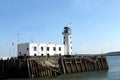 Scarborough harbor lighthouse