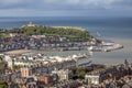 Scarborough Harbour from Olivers Mount