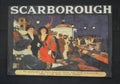 Old fashioned British Railways advertising for Scarborough 