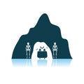 Scare Cave In Amusement Park Icon