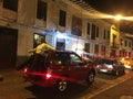 Effigie or Viejo on Back of Car in Cuenca Ecuador on New Years Eve