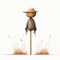 Scarecrow On A Stick: Realistic Rendering With Minimalist Objects