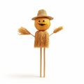 Scarecrow With Straw: A Charming And Photorealistic Still Life