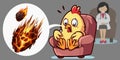 Scared chicken little scared of falling sky psychotherapy counseling