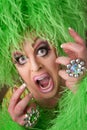 Scared Drag Queen Royalty Free Stock Photo