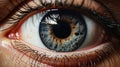 Scared Eyes: Hyperrealistic Close-up With Highly Detailed Eye Painting