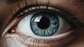 Scared Eyes: Hyperrealistic Human Eye Image By Narrator