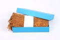Scarf in box Royalty Free Stock Photo
