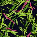 Scarf or textile jungle design. Abstract fashionable seamless pattern Royalty Free Stock Photo