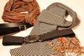Scarfs and belts Royalty Free Stock Photo