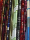 Scarfs on open market Royalty Free Stock Photo