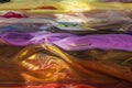 Scarfs in various colors Royalty Free Stock Photo