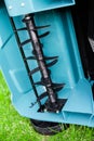 Scarifier Work into the garden Royalty Free Stock Photo