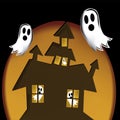 Scaring ghosts Royalty Free Stock Photo