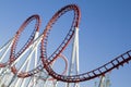 The Scaring Roller Coaster Royalty Free Stock Photo