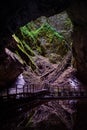 Scarisoara ice cave, Apuseni mountains, Romania. Royalty Free Stock Photo