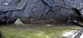 SCARISOARA, ROMANIA - Aug 02, 2015: Cave The Glacier from Scarisoara - Romania Royalty Free Stock Photo