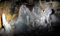 SCARISOARA, ROMANIA - Aug 02, 2015: Cave The Glacier from Scarisoara - Romania Royalty Free Stock Photo