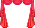 Scarlet curtains