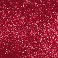 Scarlet explosion of confetti.