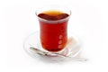 Scarlet, hot and sweet tea Royalty Free Stock Photo