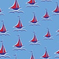 Scarlet sails. Yacht.