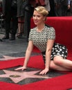 Scarlett Johansson at the Scarlett Johansson Star Walk of Fame Ceremony