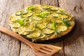 Scarpaccia is a Tuscan dish, an open zucchini tart, a diet close