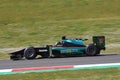 Scarperia, 9 April 2021: GP2 Formula driven by unknown in action at Mugello Circuit during BOSS GP Championship practice. Italy