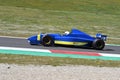 Scarperia, 9 April 2021: Lola T96 Alfa Romeo F3000 Formula driven by unknown in action at Mugello Circuit during BOSS GP Royalty Free Stock Photo