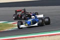 Scarperia, 9 April 2021: Lola T96 Alfa Romeo F3000 Formula driven by unknown in action at Mugello Circuit during BOSS GP Royalty Free Stock Photo