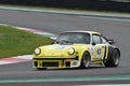 Scarperia, 2 April 2023: Porsche 930 Turbo in action during Mugello Classic 2023 at Mugello Circuit in Italy