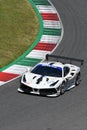 Scarperia, 7 July 2023: Ferrari 488 Challenge in action during practice at Mugello Circuit. Italy
