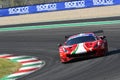 Scarperia, IT July 2, 2021: Ferrari 488 GT3 Evo of Team AF Corse