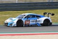 Scarperia, 25 March 2021: Audi R8 LMS GT3 of Car Collection Motorsport Team in action during 12h Hankook Race at Mugello Circuit Royalty Free Stock Photo