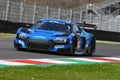 Scarperia, 23 March 2023: Audi R8 LMS GT3 EVO II of Sainteloc Junior Team in action during 12h Hankook Race at Mugello Circuit