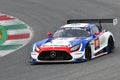 Scarperia, 23 March 2023: Mercedes-AMG GT3 of Team CP Racing in action during 12h Hankook Race at Mugello Circuit