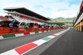 Scarperia, Mugello - Italy, May 31: Details of the Pitlane and the infrastructures of the Mugello Circuit