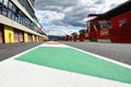 Scarperia, Mugello - Italy, May 31: Details of the Pitlane and the infrastructures of the Mugello Circuit