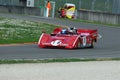 Scarperia, Mugello 5 march 2008: unknown driving Ferrari 712 Can Am year 1971 during practice at Mugello Circuit. Italy